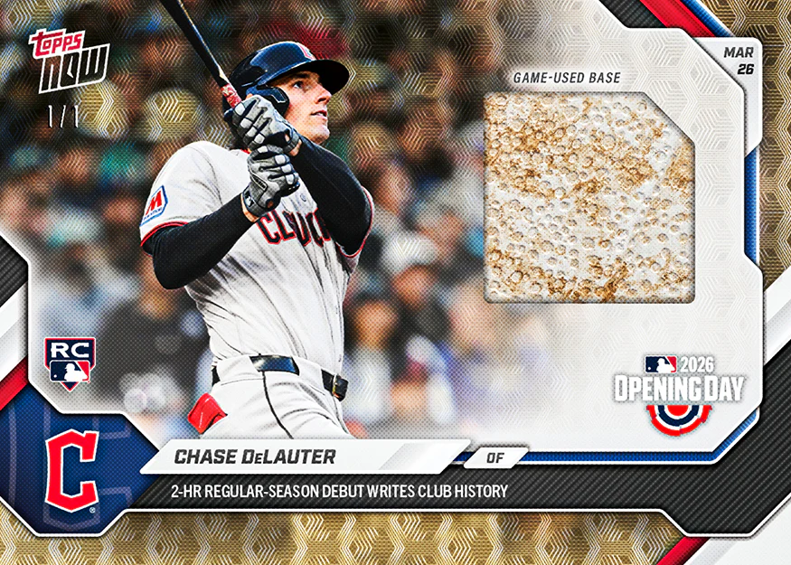 Chase DeLauter - 2026 MLB Topps NOW® - Card 12 - PR: 5080