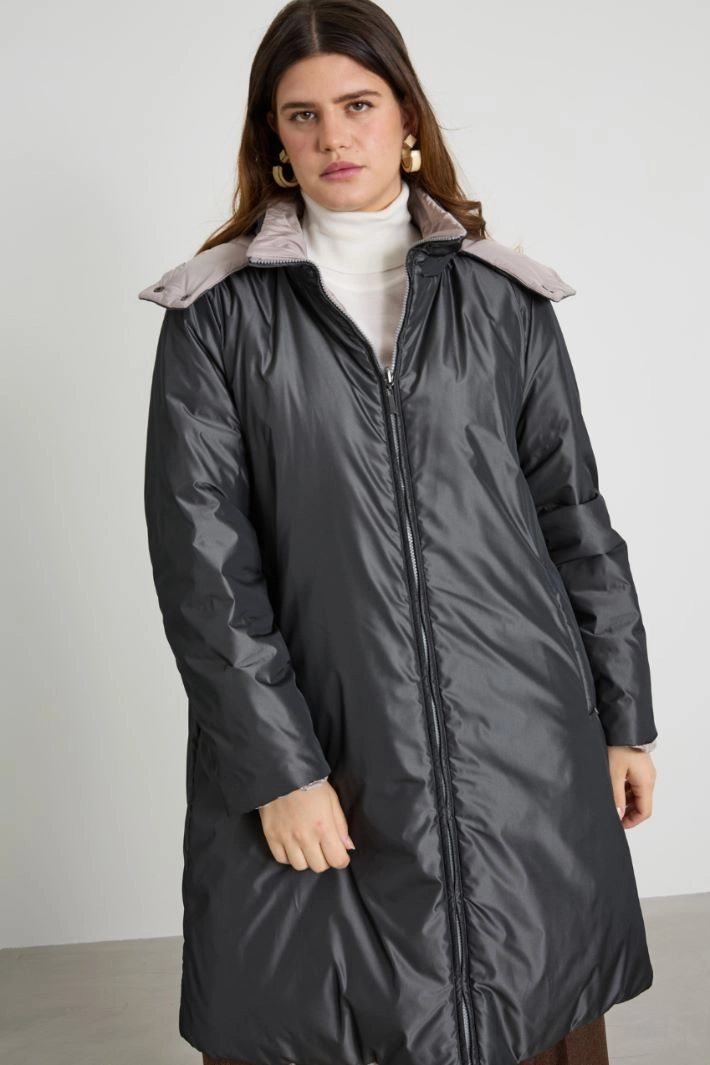 Reversible taffeta padded coat - LEAD