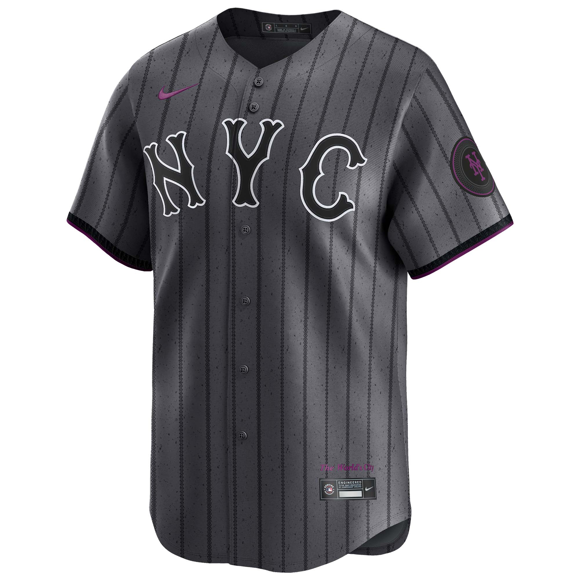 New York Mets Nike Limited City Connect MLB Jersey Dark Gray