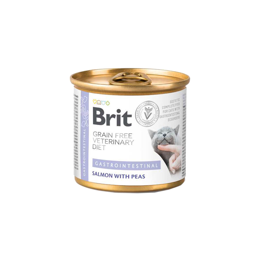 Brit Veterinary Diet Cat - Grain free - Gastrointestinal - Tin - 6 x 200 g