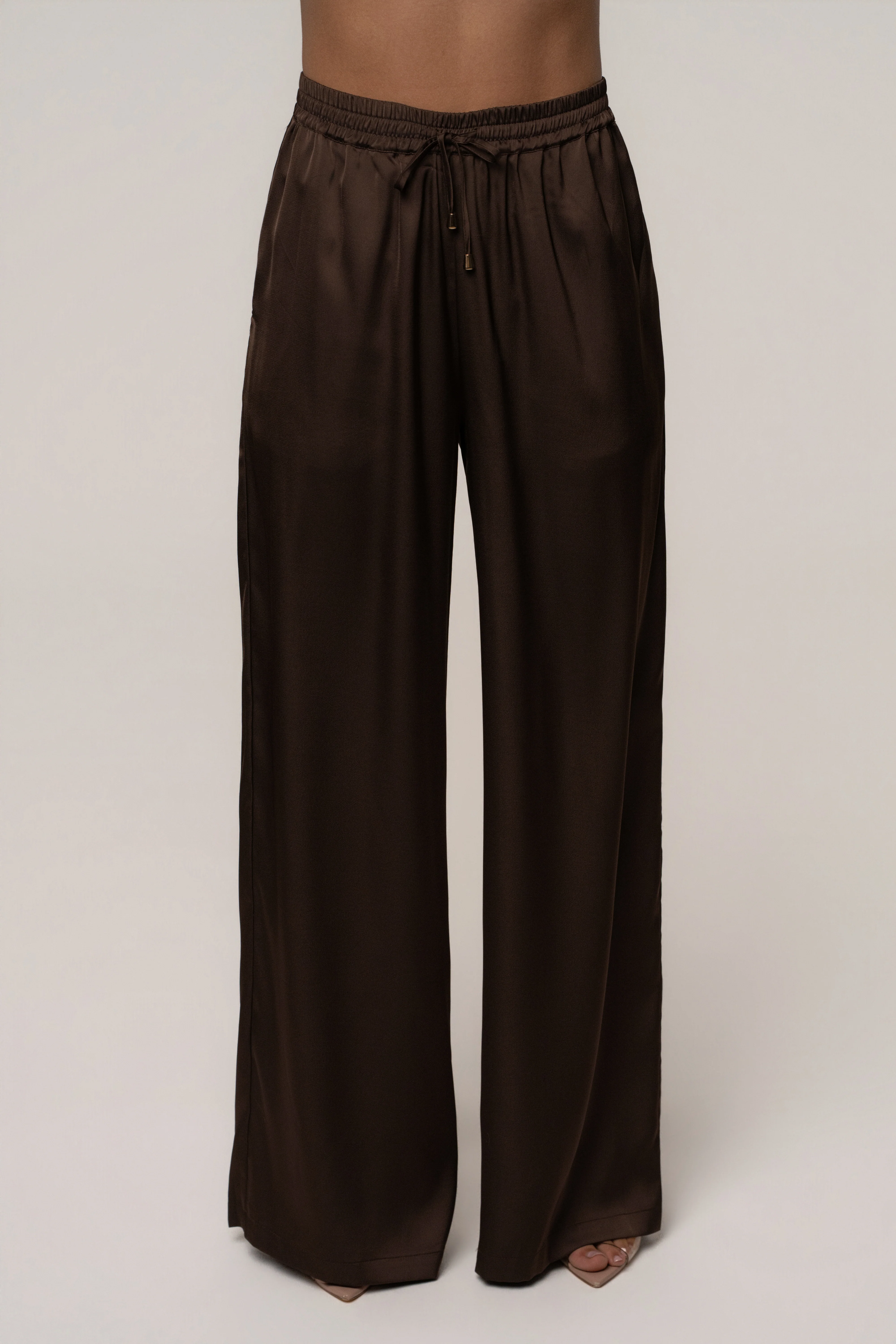 Chocolate Sunny Day Drawstring Pants