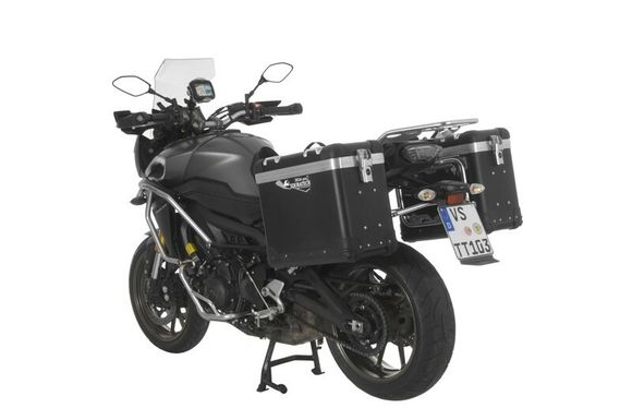 Touratech ZEGA Pro 38/38 suitcase - Black support included - Black anodizedRef: Trt01923A / 01-630-5762-0