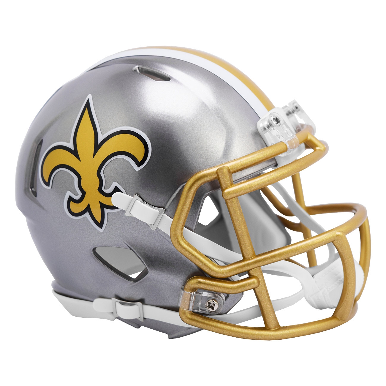 New Orleans Saints Flash Alternate Riddell NFL Speed Mini Helmet