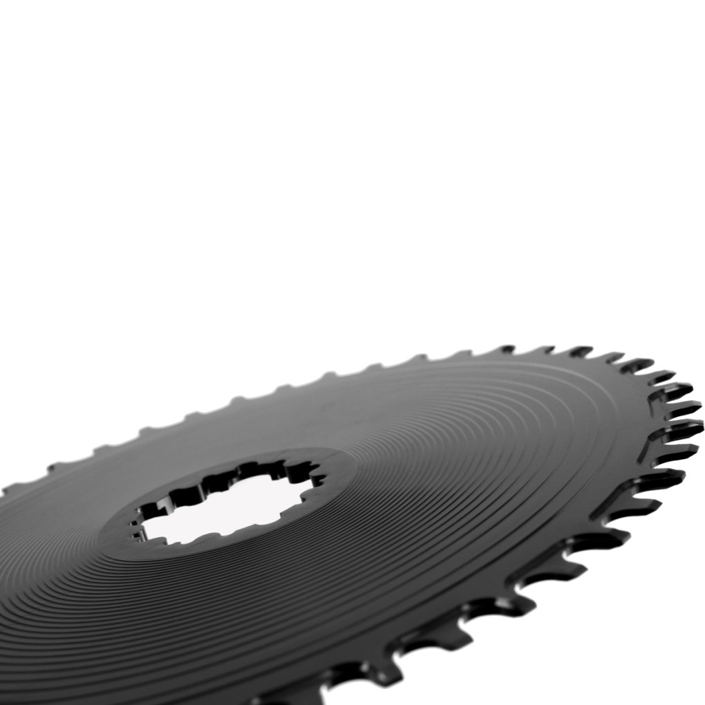 Garbaruk Melon AERO Road Chainring - Direct Mount / Oval / Narrow-Wide - for SRAM GXP - black