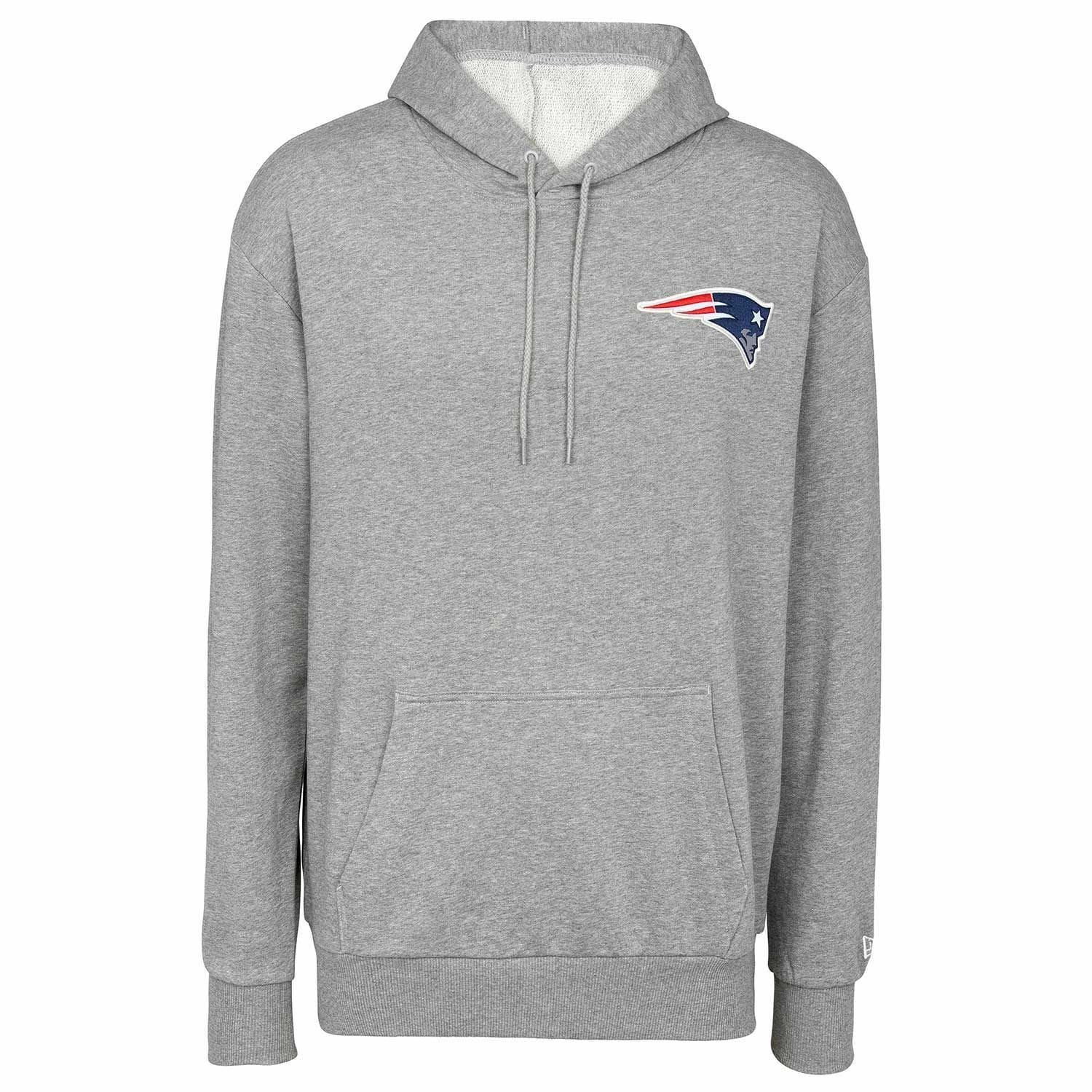 New England Patriots Detail Logo New Era NFL Hoodie Grey