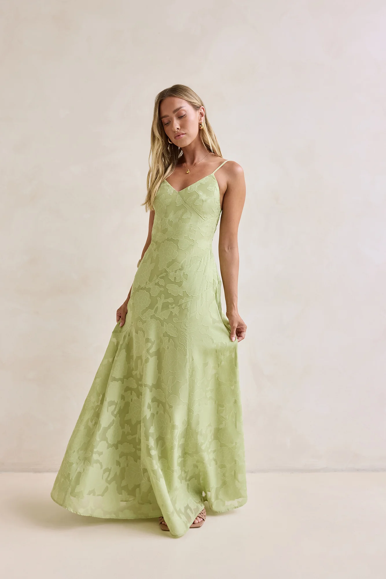 Dancing Spark Maxi Dress Sage
