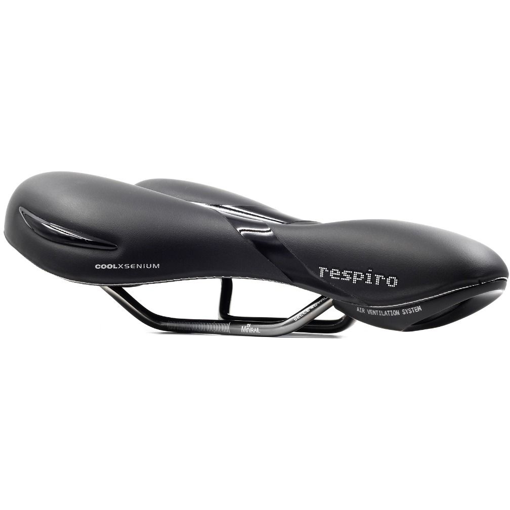 Selle Royal Respiro Stracciatella Saddle - Moderate | Black