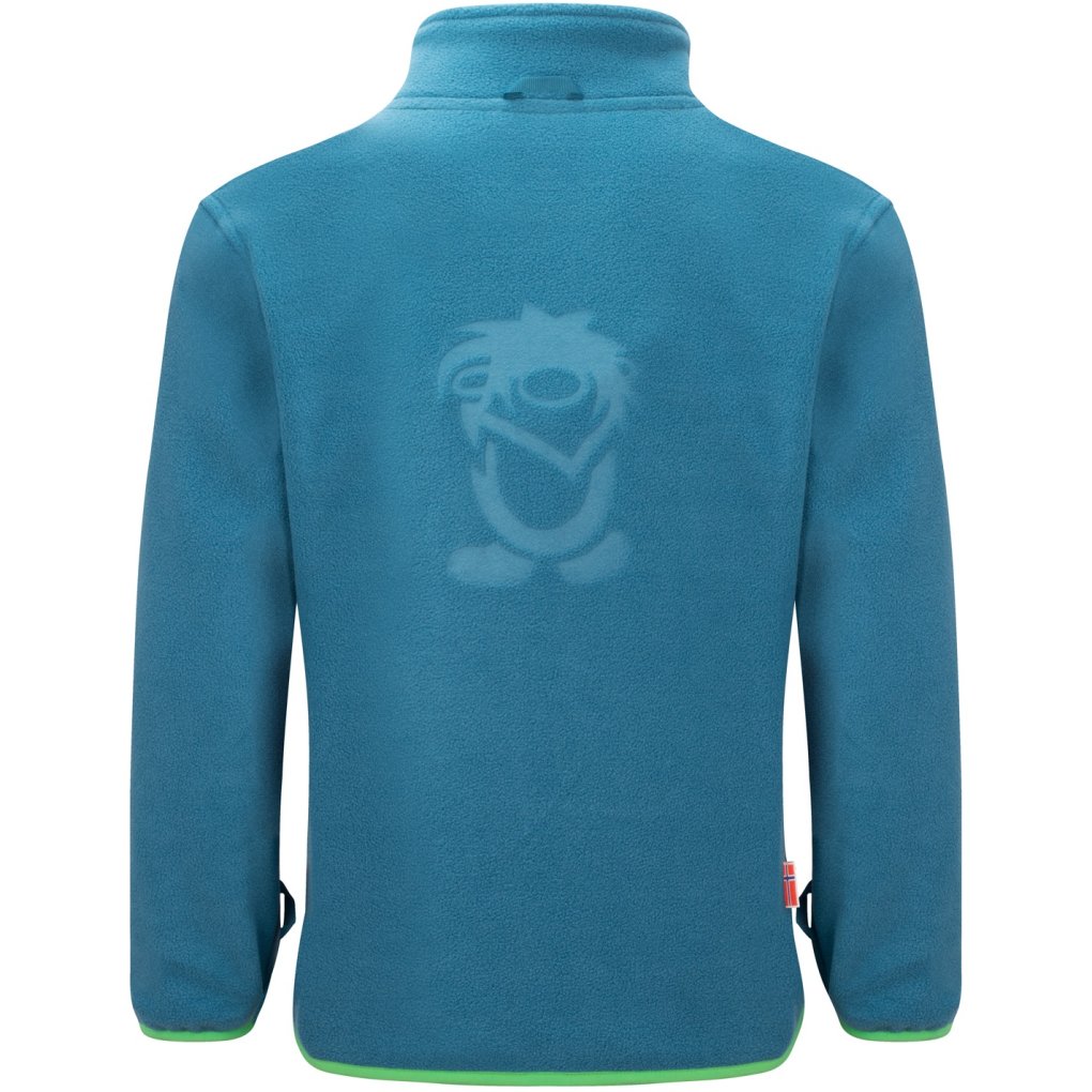 Trollkids Oppdal XT Jacket Kids - Fresh Green/Mystic Blue/Dark Marine