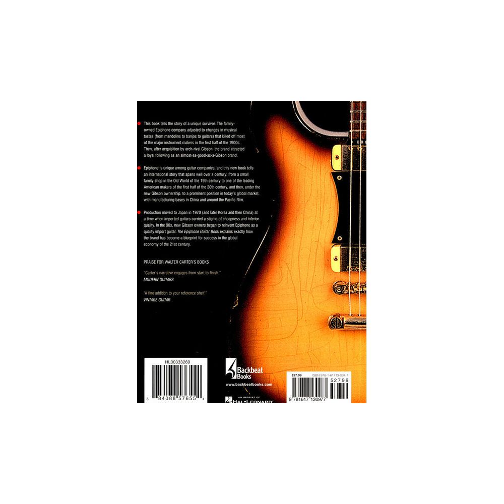Backbeat Books The Epiphone Guitar Book – Thomann Ireland