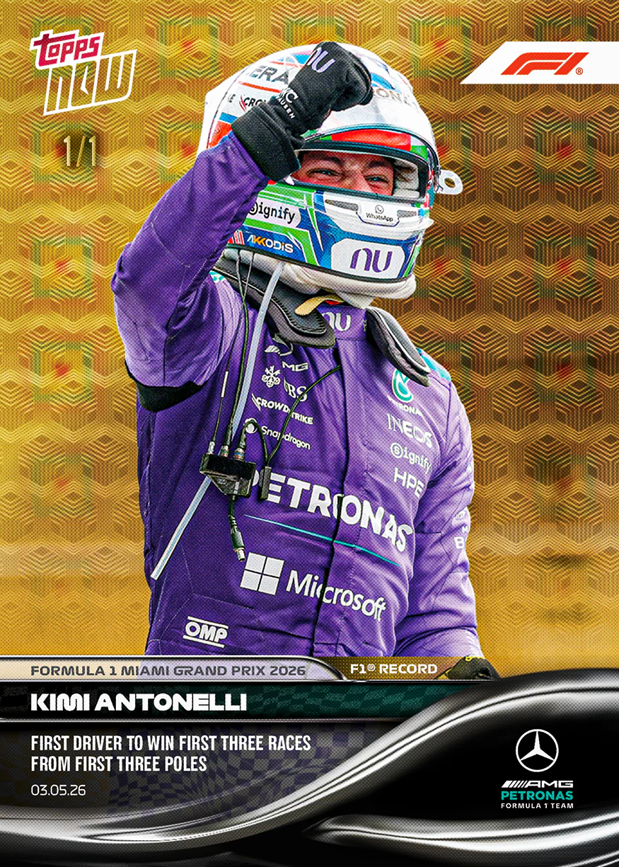 Kimi Antonelli - 2026 Formula 1® Topps NOW® - Card 25 - PR: 15669