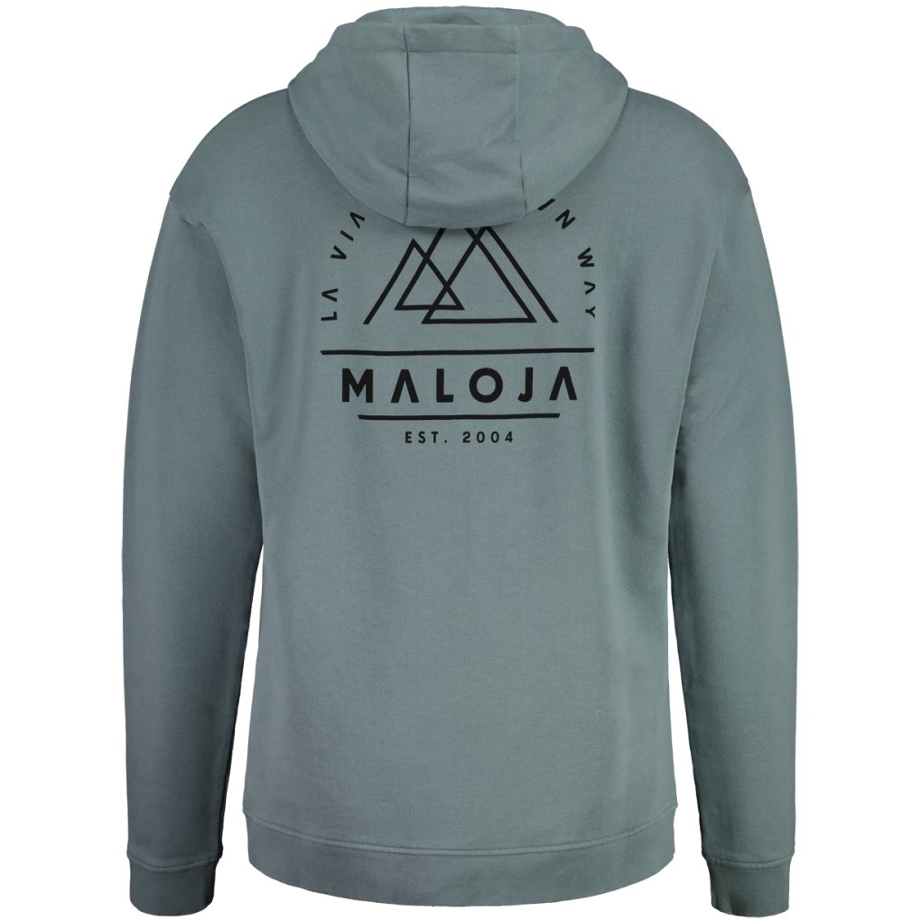 Maloja DroM. Organic Sweat Hoody Men - shaded sage 8987