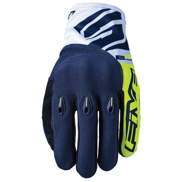 Gants Enduro Five E3 EVO FLUO YELLOW / BLUE 2023 - Bleu / JauneRef : FV0319