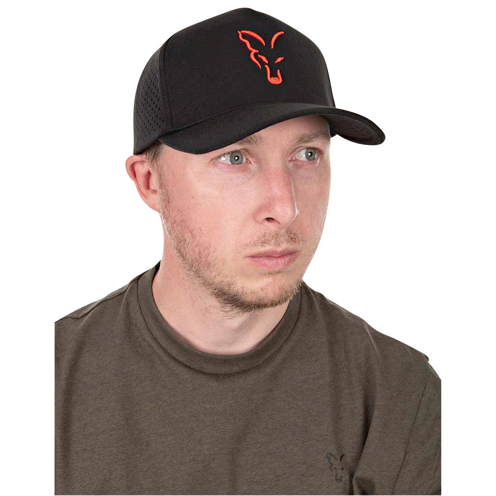Fox Collection Baseball Cap (Black\/Orange)