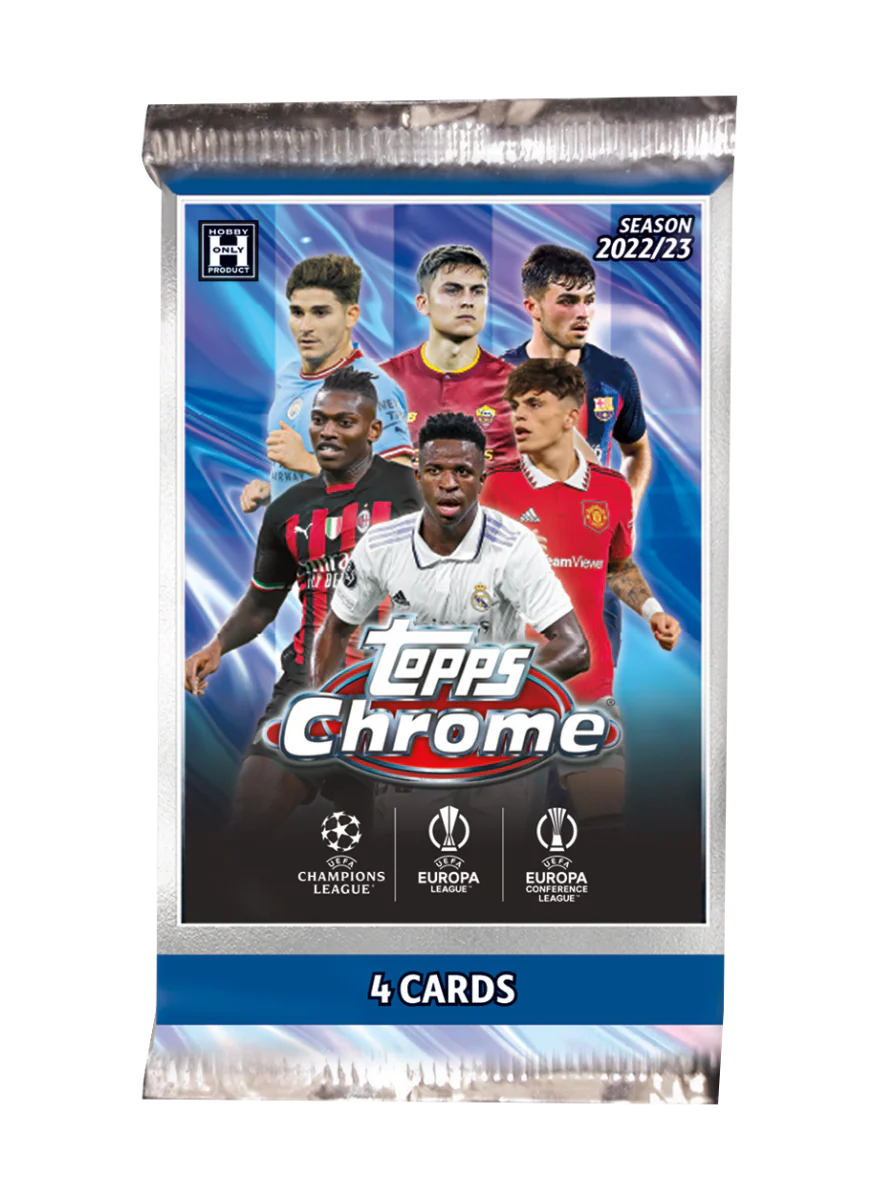2022-2023 Topps UEFA Club Competitions Chrome Packet- Topps UK