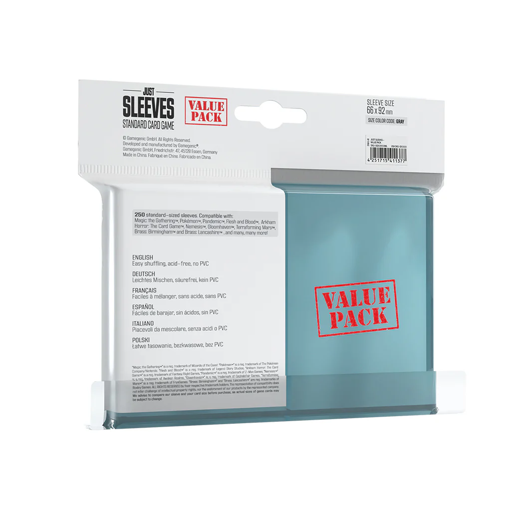 Just Sleeves - Value Pack Clear