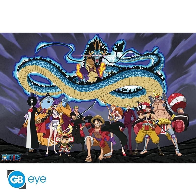 ONE PIECE Poster The crew versus Kaido (91.5x61cm)