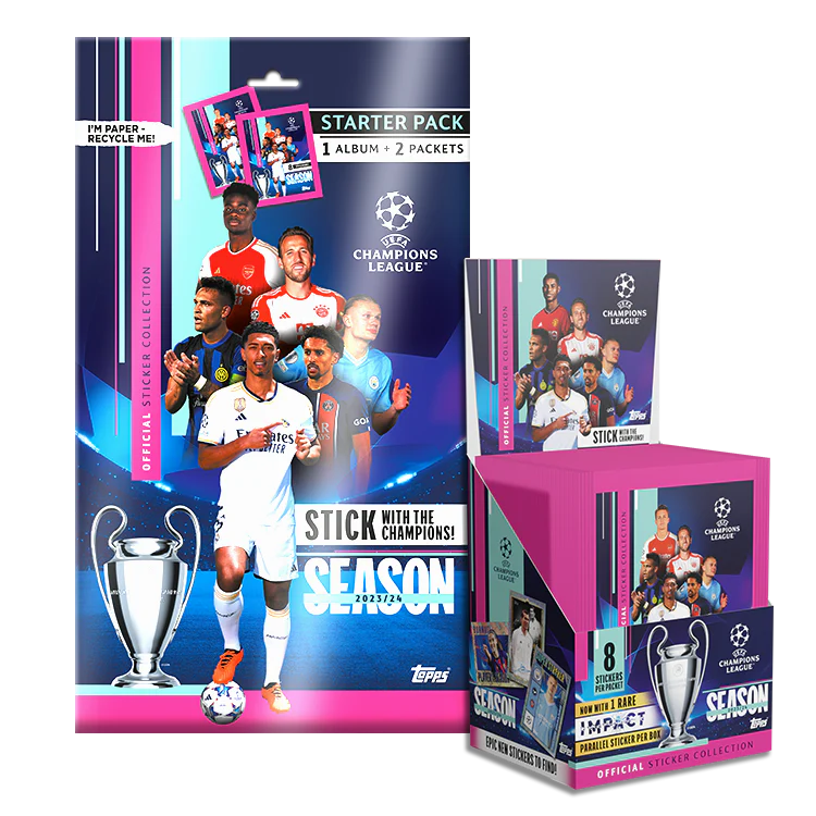 UEFA Champions League Stickers 23/24 - Mega Starter Bundle