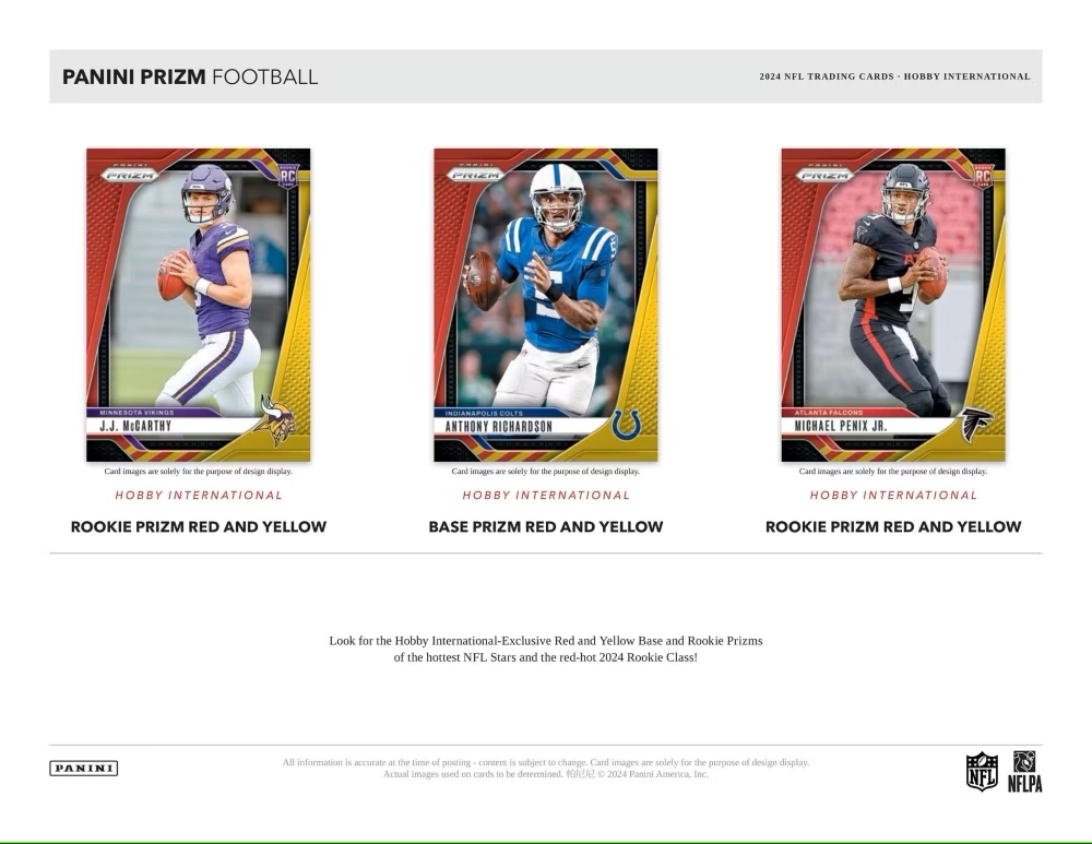 2024 Panini Prizm Football NFL International Hobby Box