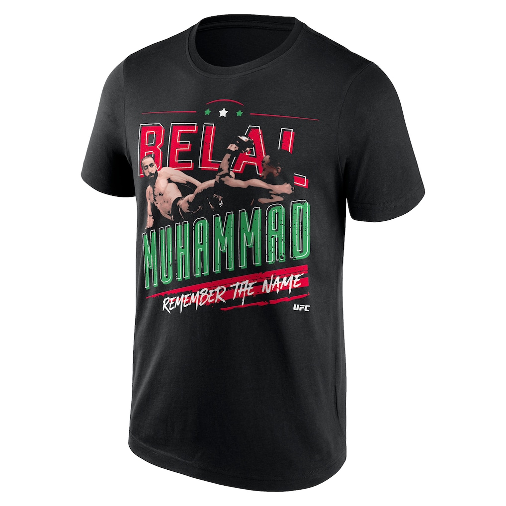 UFC Belal Muhammad Remember The Name T-Shirt - Black - Mens