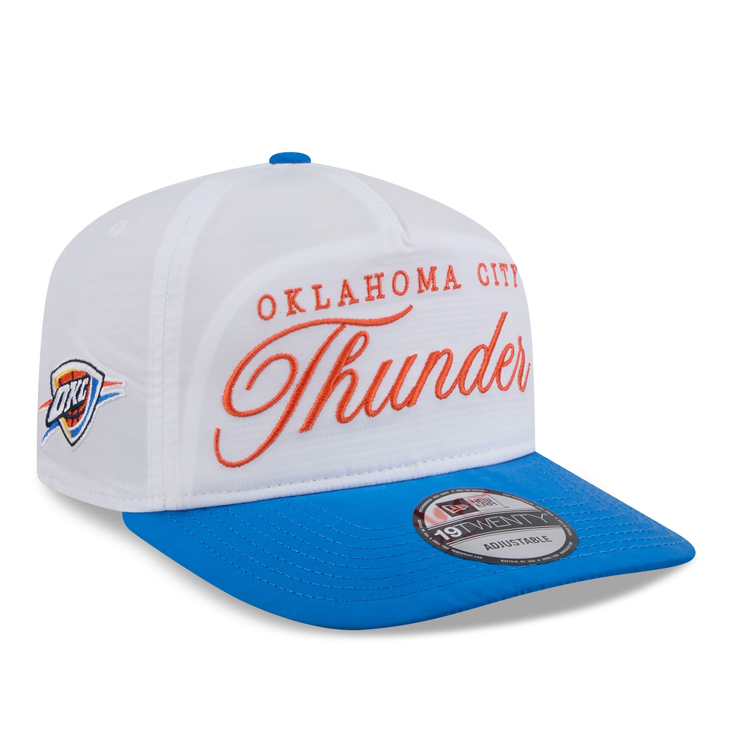 Oklahoma City Thunder 2025 NBA Draft 19Twenty Adjustable Cap OTC White