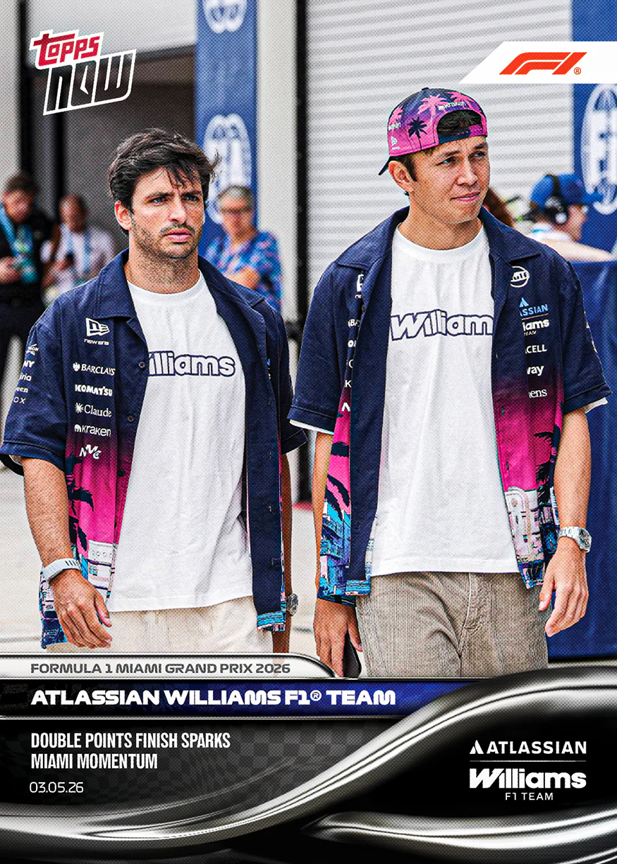 Atlassian Williams F1® Team - 2026 Formula 1® Topps NOW® - Card 28