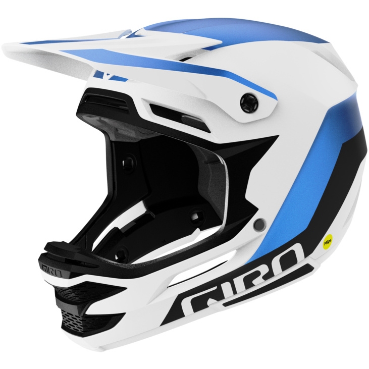Giro Insurgent Spherical Full Face Helmet - matte white/ano blue