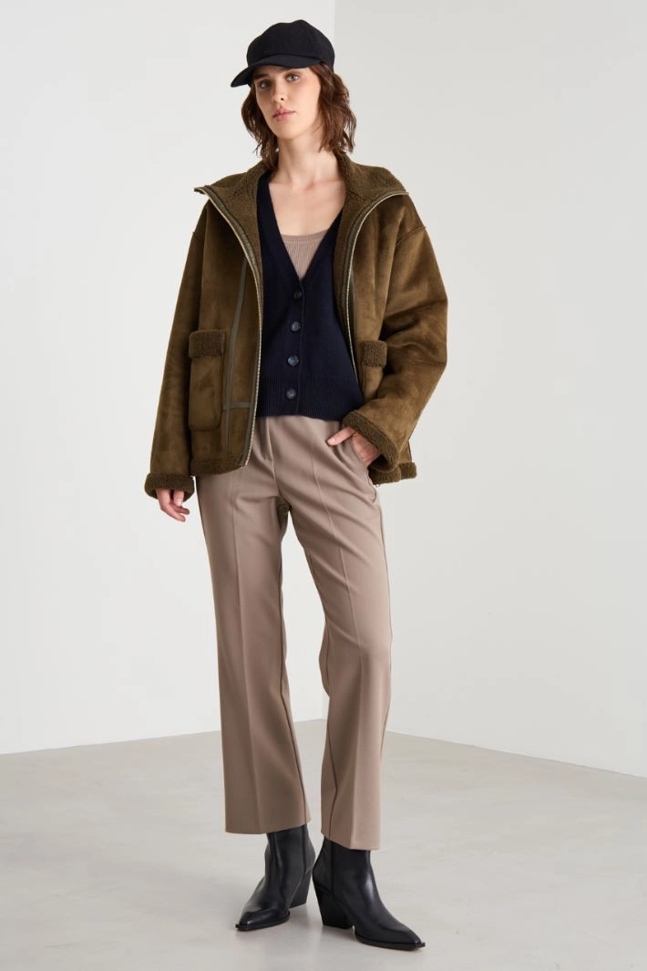 Boxy cardigan - NIGHT BLUE