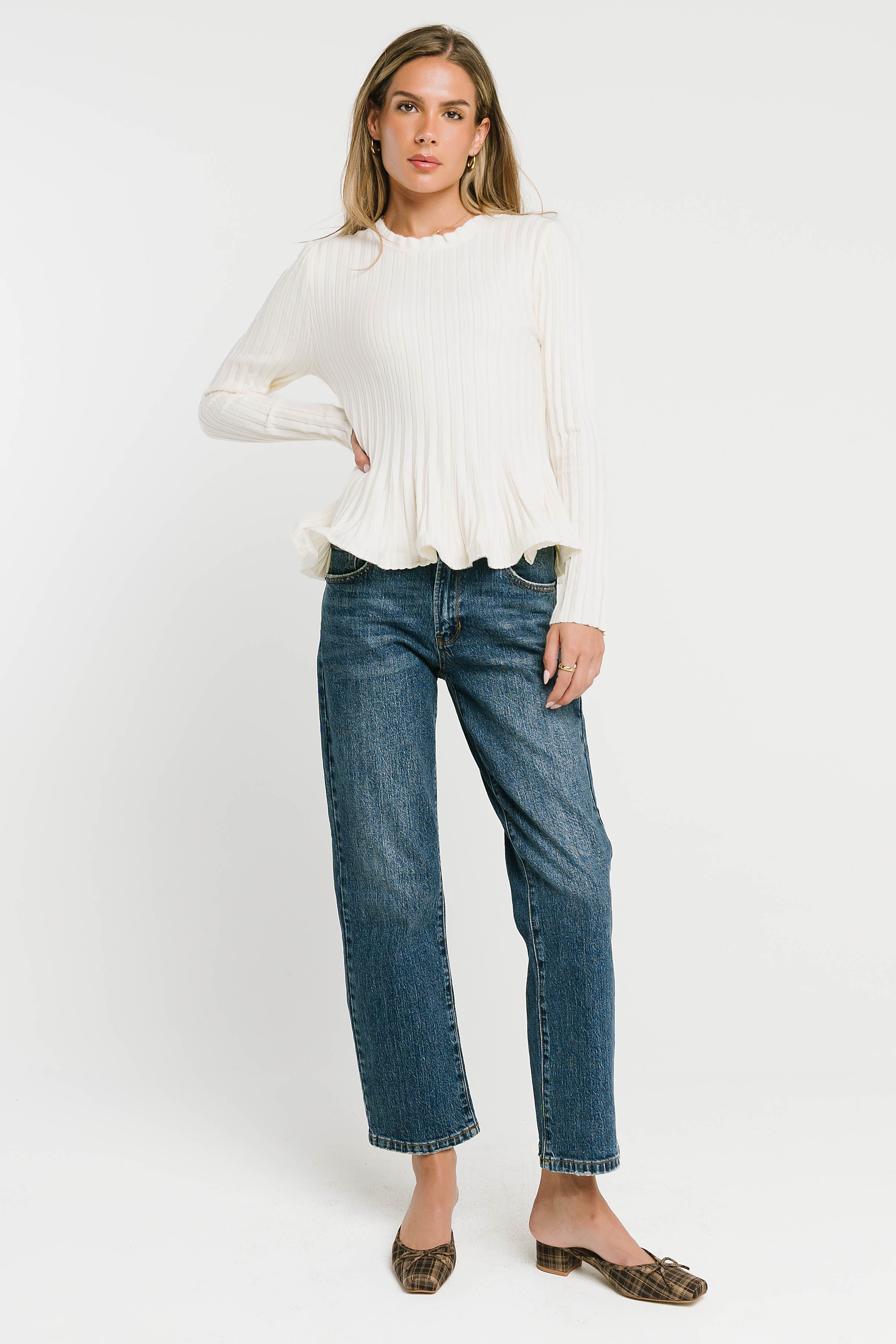 Cecilia Peplum Top