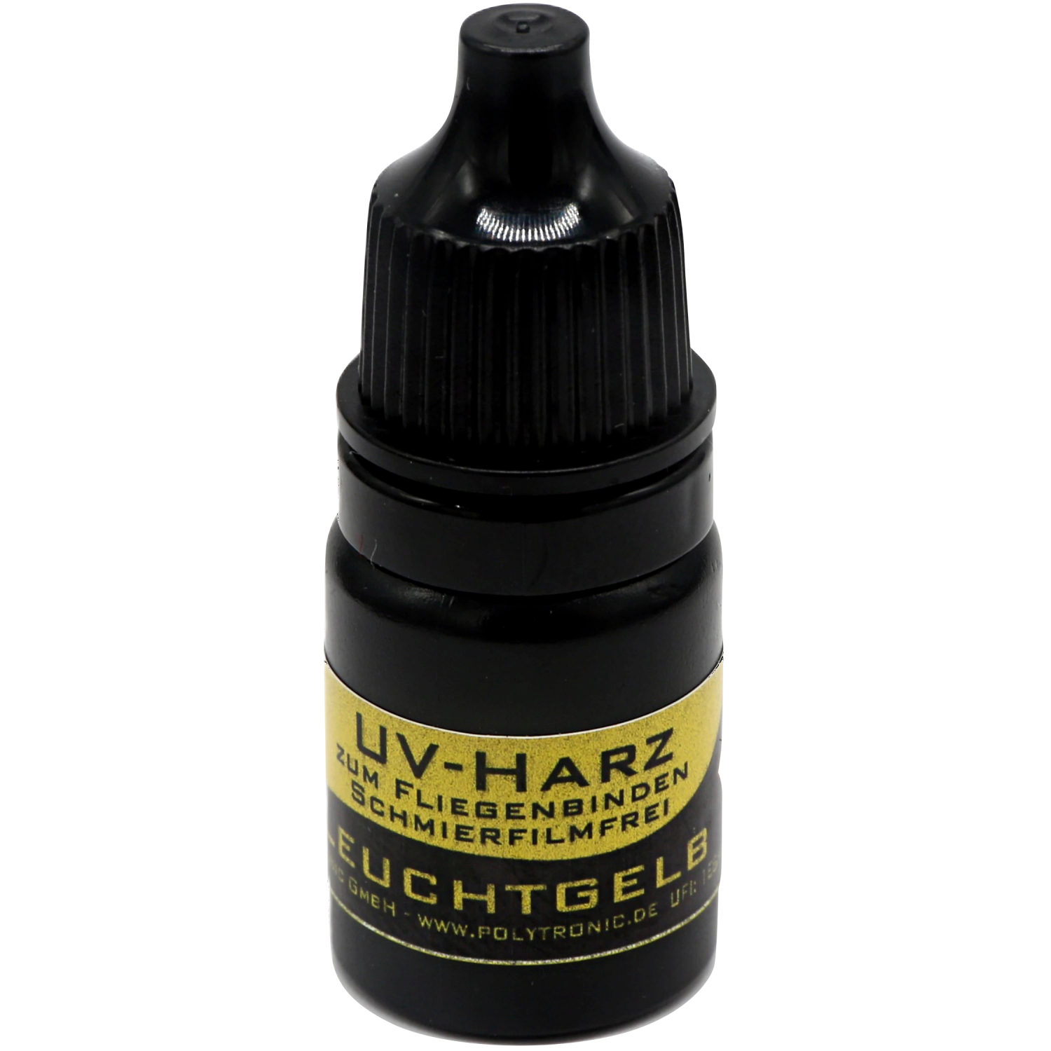 Fly tying resin, fluorescent yellow