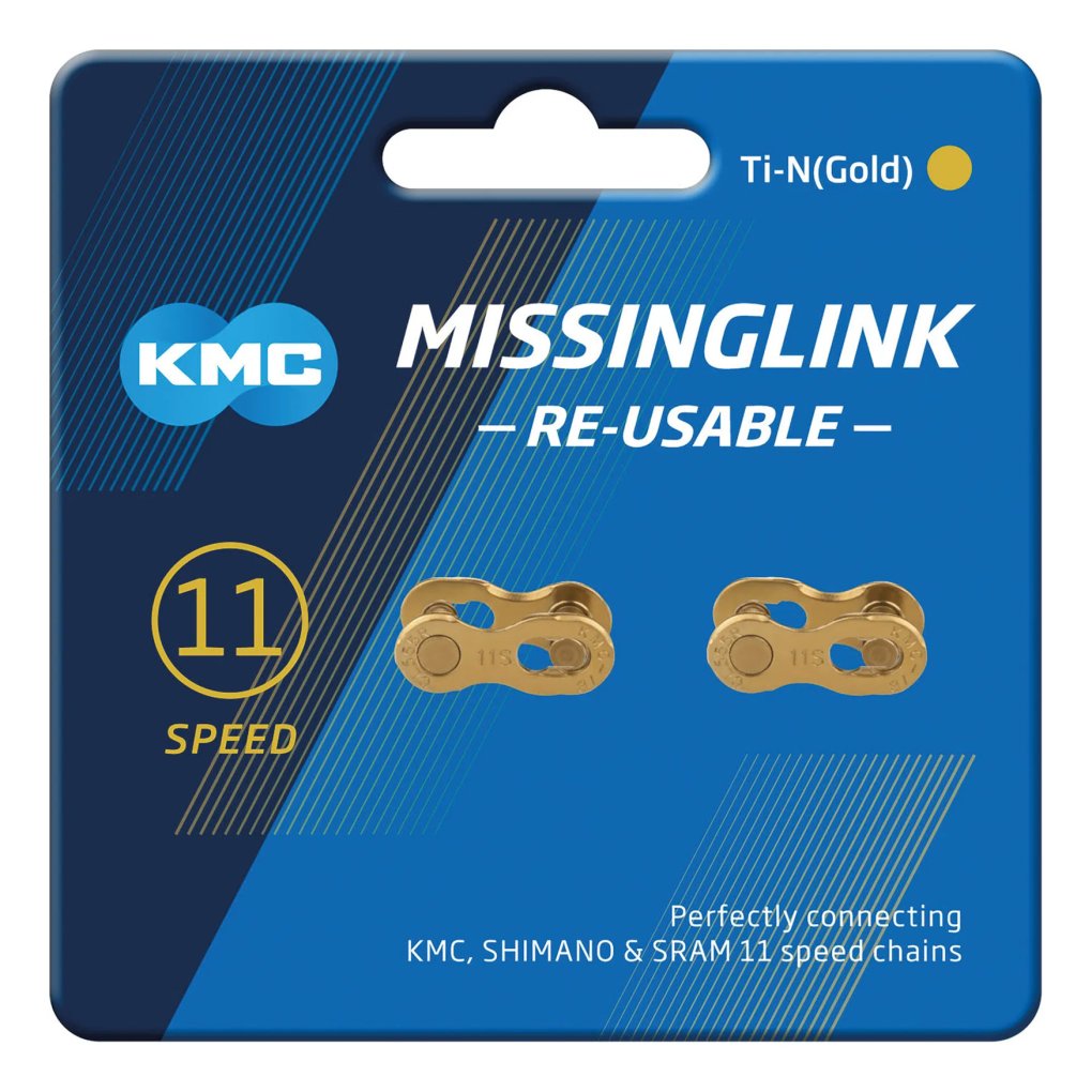 KMC MissingLink 11R Ti-N Chain Connector 11-speed - reusable - 2 pcs.