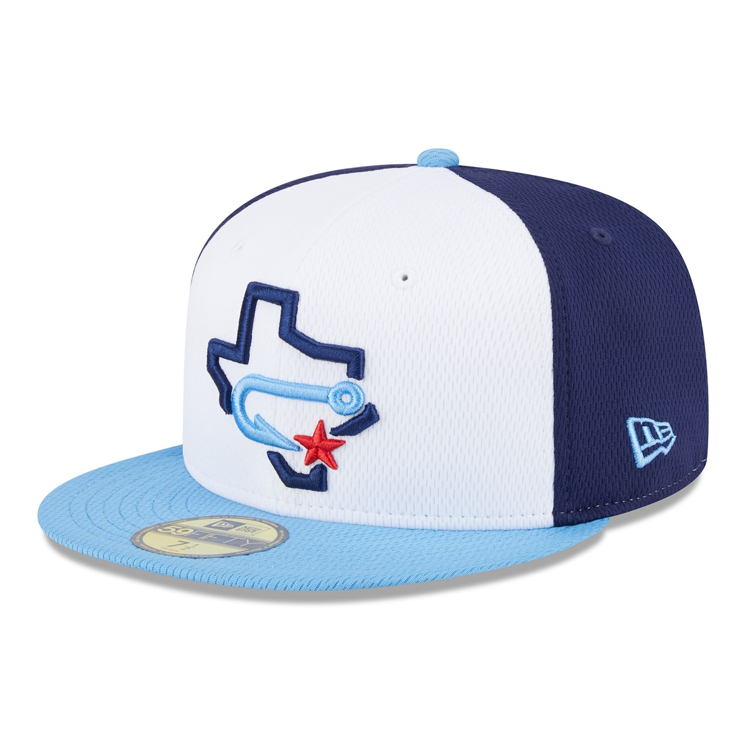 Corpus Christi Hooks MiLB Batting Practice Authentic 59FIFTY Fitted Cap Navy/White