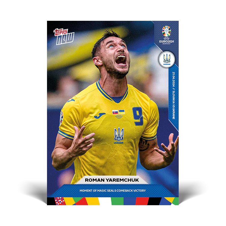 5-Card Bundle - EURO 2024 TOPPS NOW® Cards 21-25