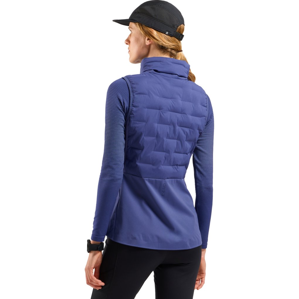 Odlo Zeroweight Insulator Running Vest Women - skipper blue