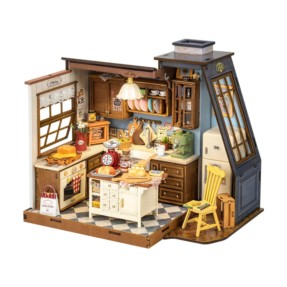 Baking Kitchen, DIY Miniature DG172