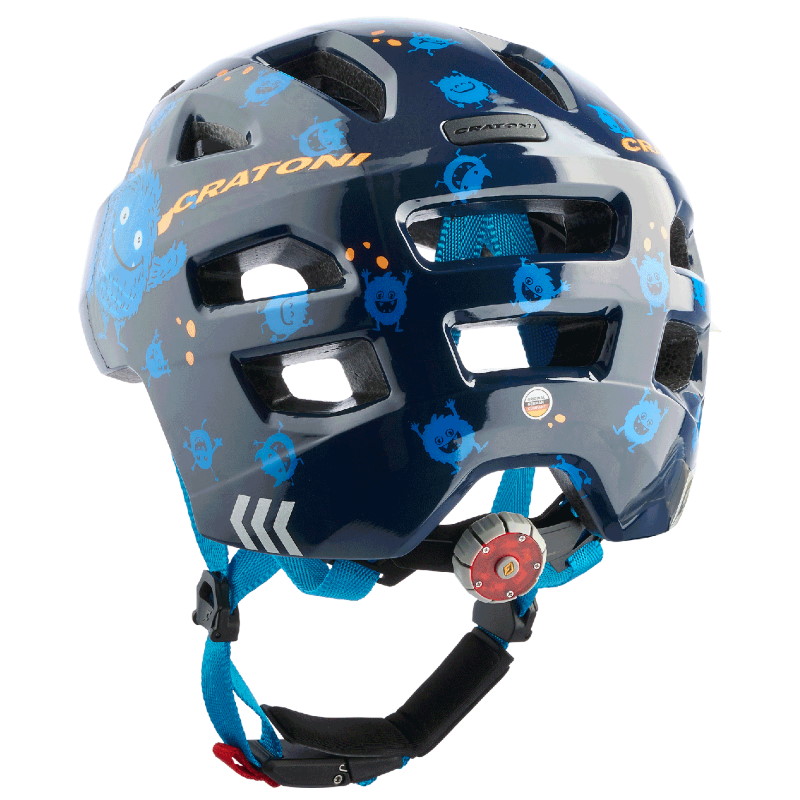 CRATONI Maxster Kids Bike Helmet - star purple glossy