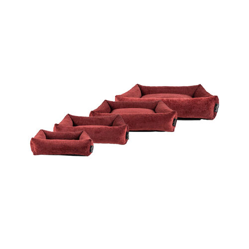 Lex & Max Vienna Orthopaedic Dog Bed - Red - XS