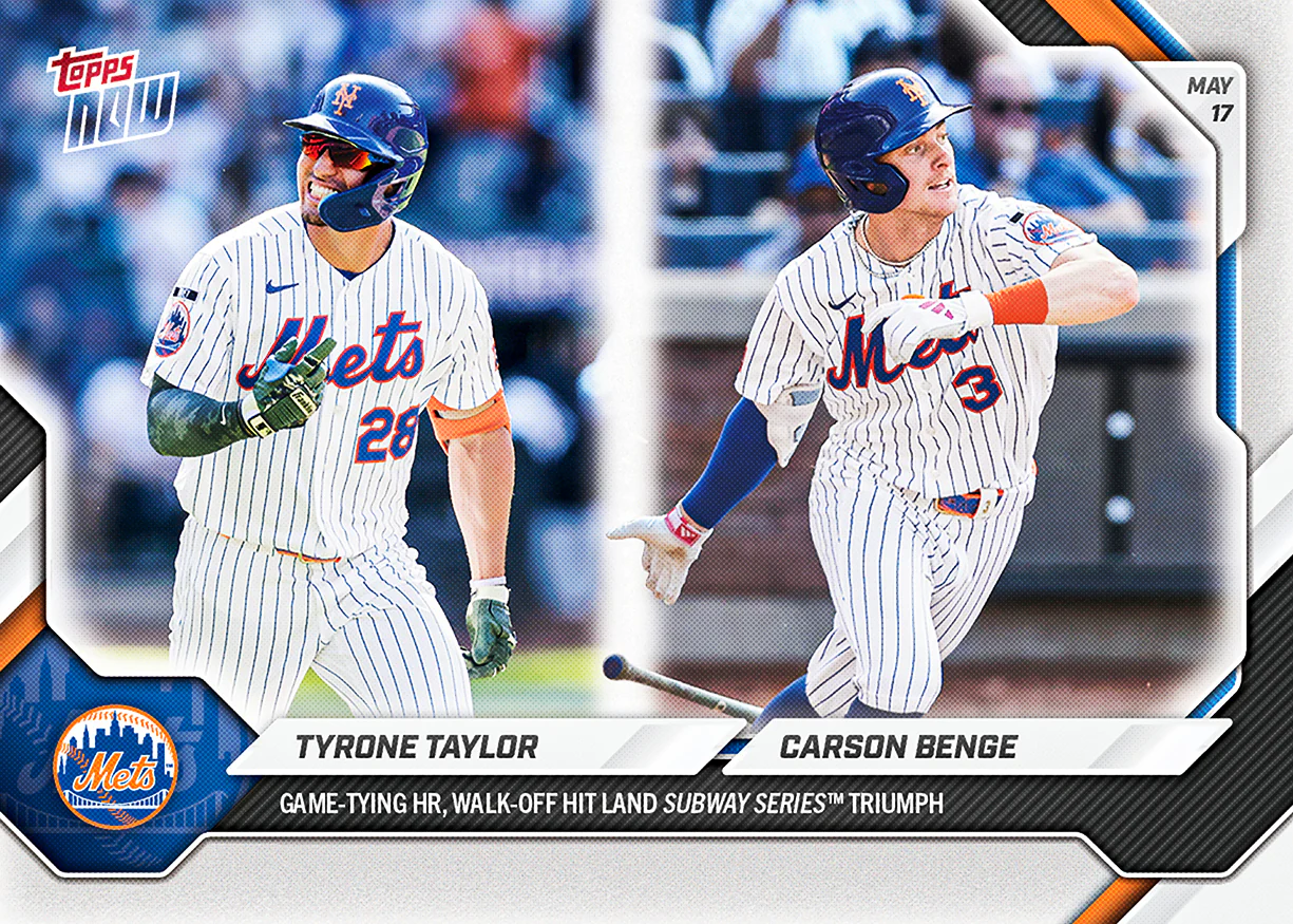 Tyrone Taylor / Carson Benge - 2026 MLB Topps NOW® - Card 213