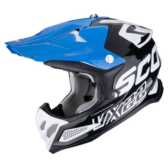 Casque cross Scorpion Exo VX-22 AIR - UPDOWN 2026 - Noir / BlancRef : SC1273
