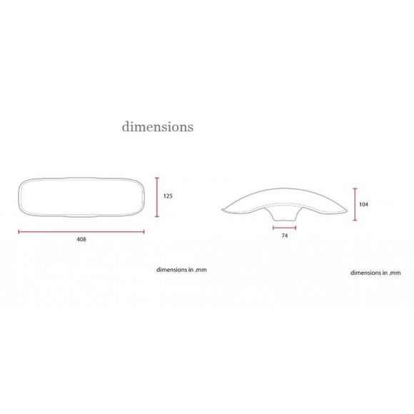Brazoline VINTAGE Universal Mud Flap - BlackRef: Uff3S