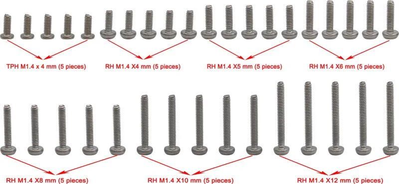 Hot Racing Axial SCX24 M1.4 Scr