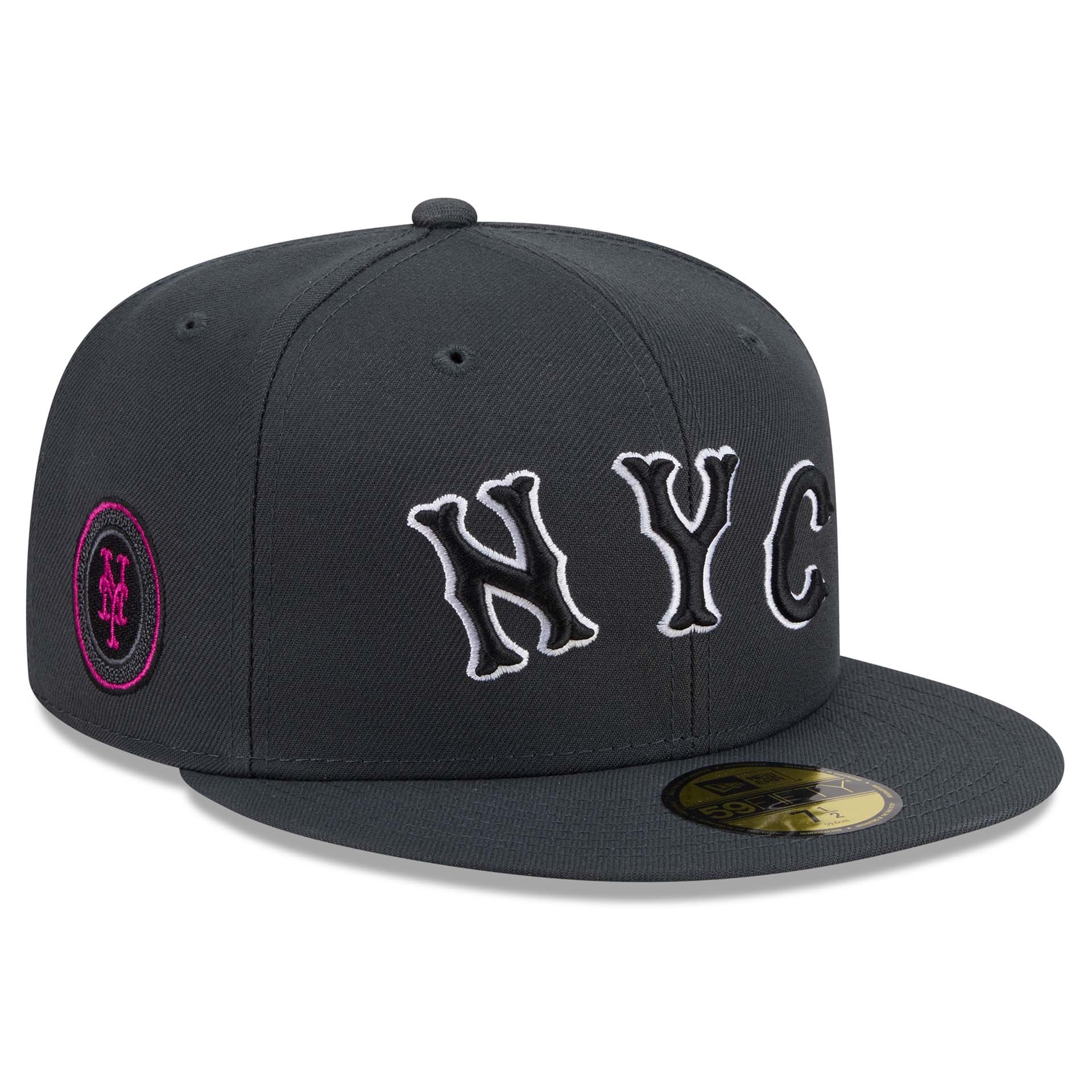 New York Mets MLB City Connect Fan Pack 59FIFTY Fitted Cap Gray