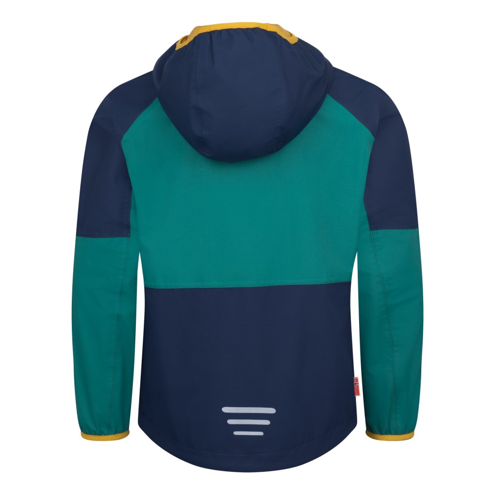 Trollkids Bjordal Jacket Kids - Jungle Green/Navy