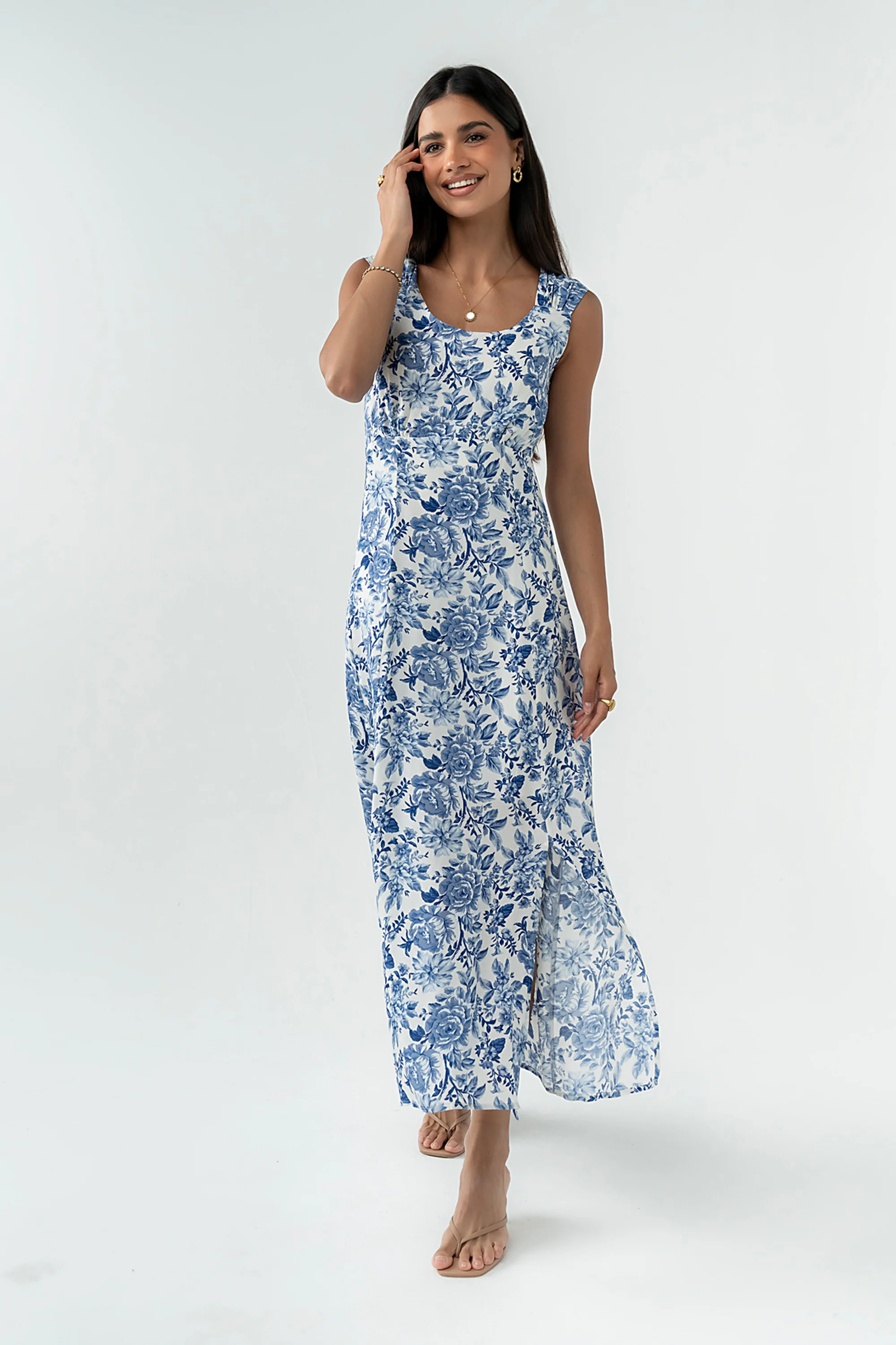 Charlize Floral Maxi Dress