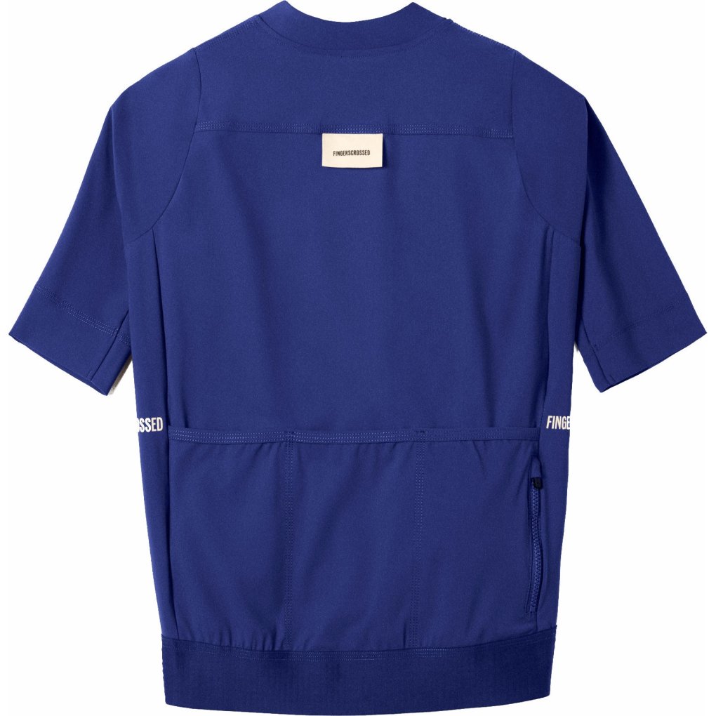 FINGERSCROSSED Road Short Sleeve Jersey Women - Navy