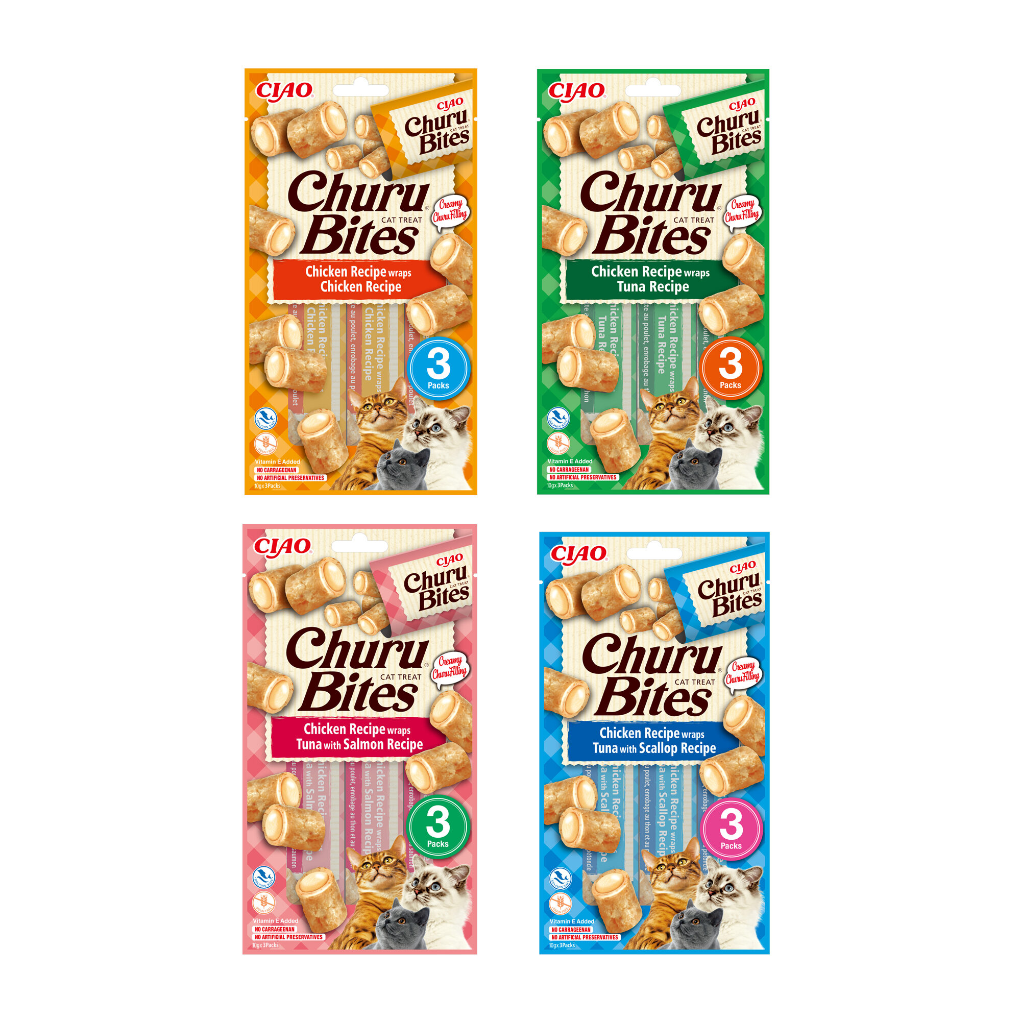 Inaba Churu Bites - Cat - Tuna with salmon