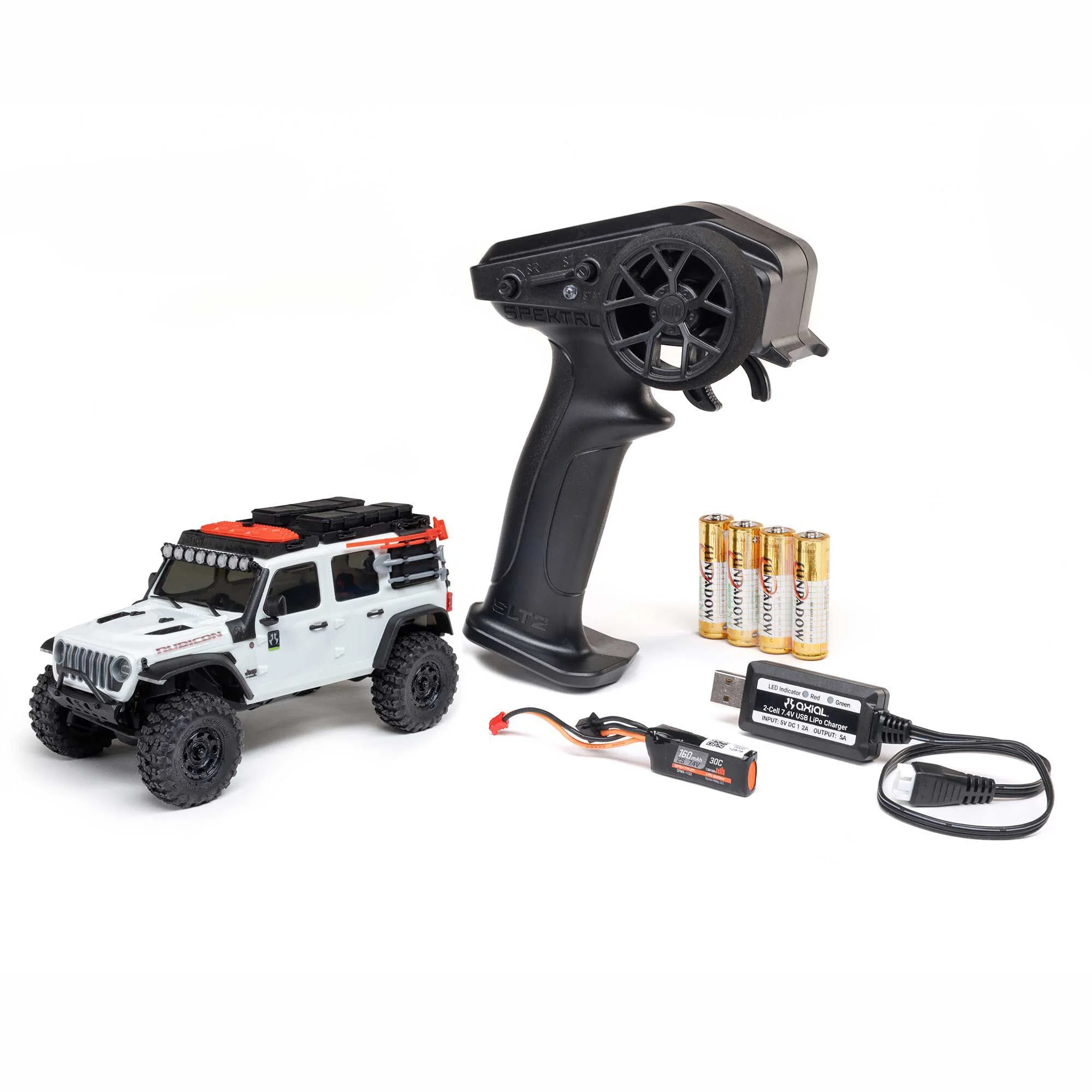 1/30 SCX30 Jeep Wrangler JLU 4X4 RTR Brushed Rock Crawler Axial AXI-2261T
