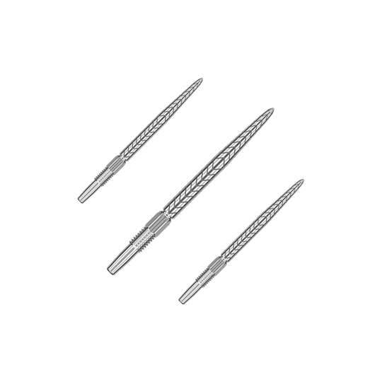 Target Swiss Point RVE Dartspitzen - Silber