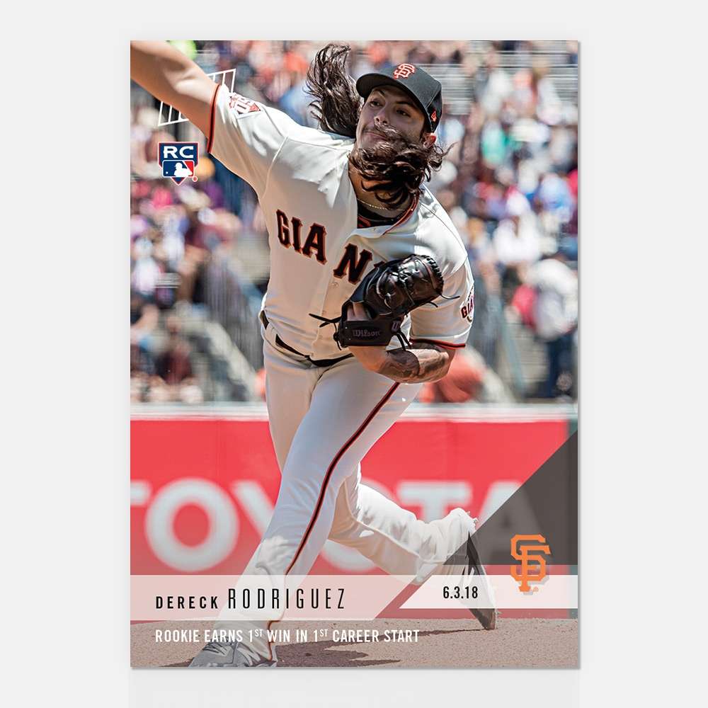Dereck Rodriguez - 06/03/2018 TOPPS NOW® Card 287 - Print Run: 624