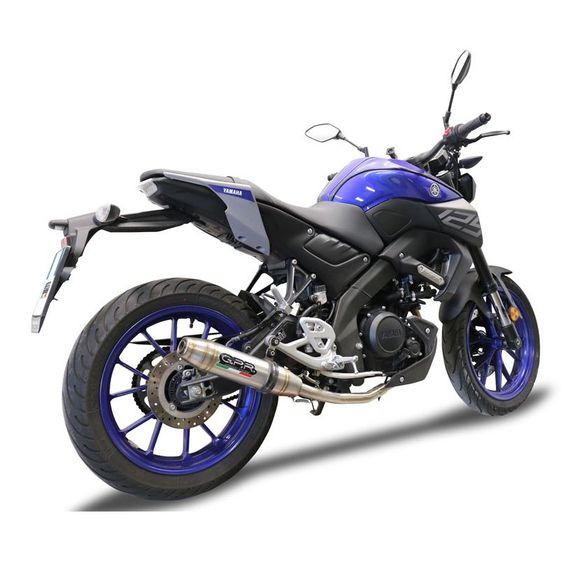 GPR deeptone stainless steel full line - greyYAMAHA 125 MT-125 - 2020Ref: gpr0803 / e4.co.y.215.cat.de
