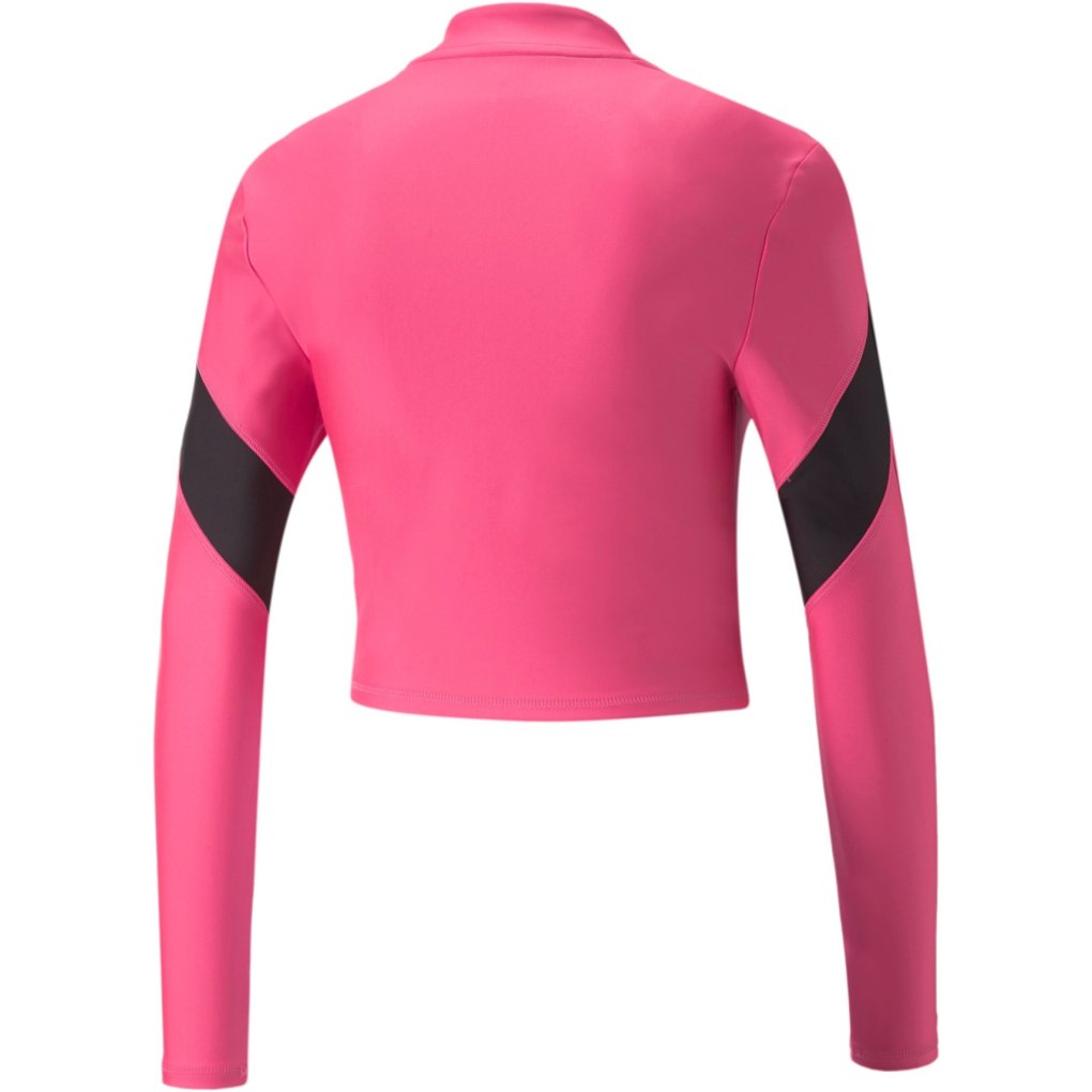 Puma Fit Eversculpt 1/4 Zip Crop Top Women - Sunset Pink